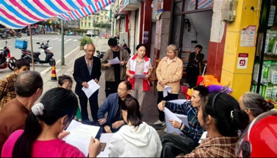 石溪镇开展文明操办宴席宣传活动
