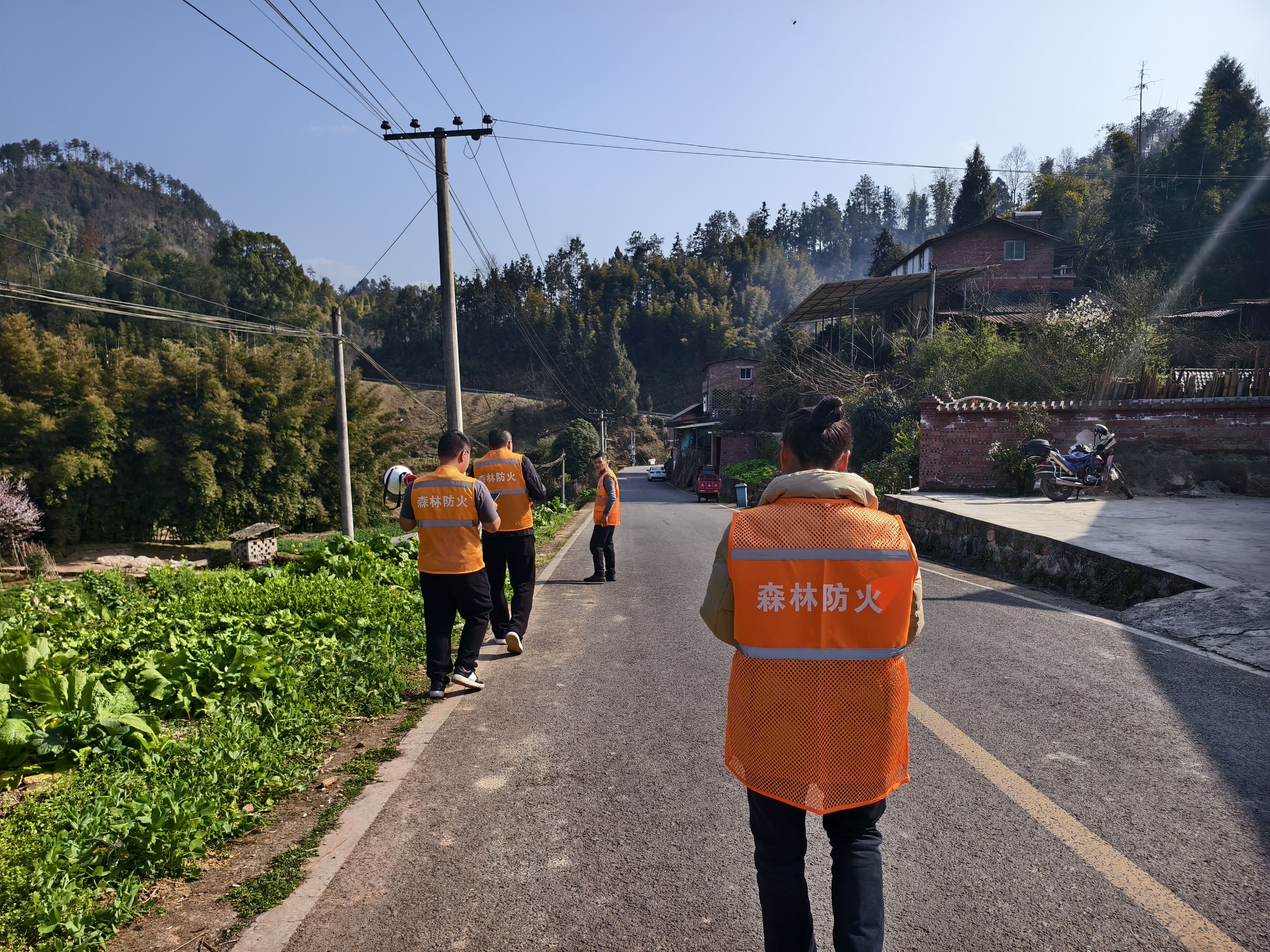 白沙镇开展森林防火宣传